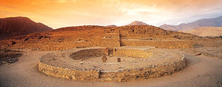 Caral, Pérou, America latina