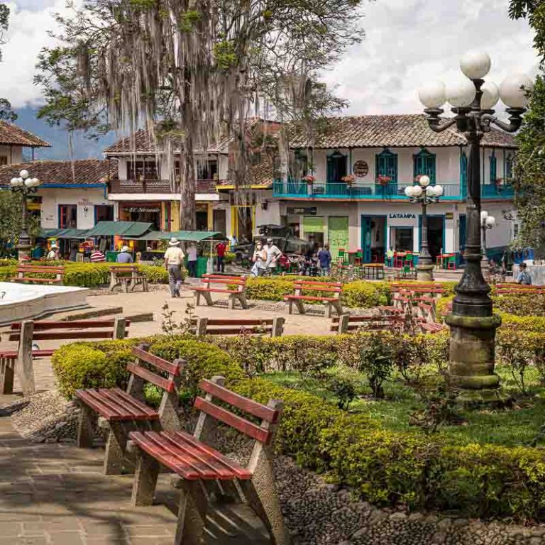 Jardin en Colombie