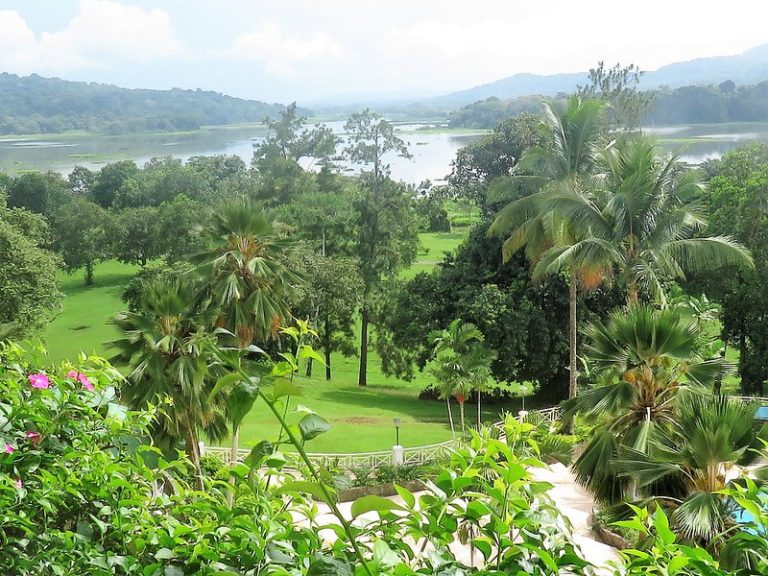 View of Chagres River toward-Canal and Gatun Lake in Gamboa