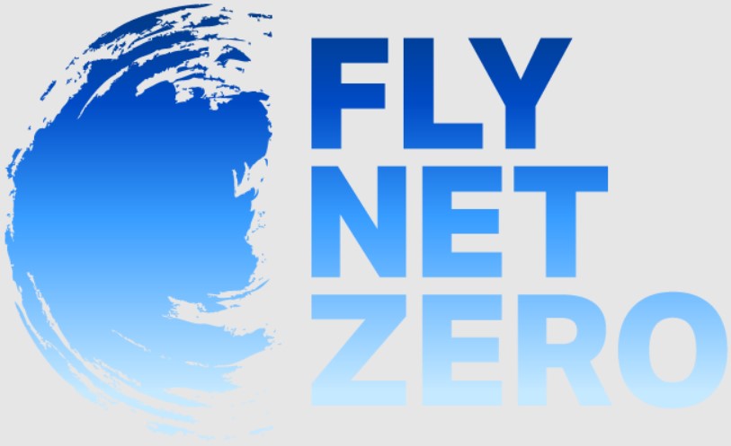 logo fly net zero