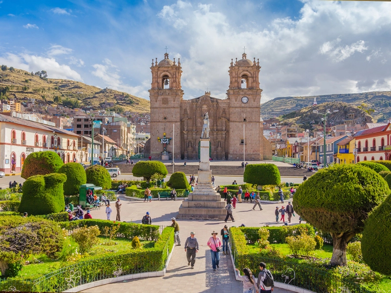 Cathedrale de Puno au Pérou