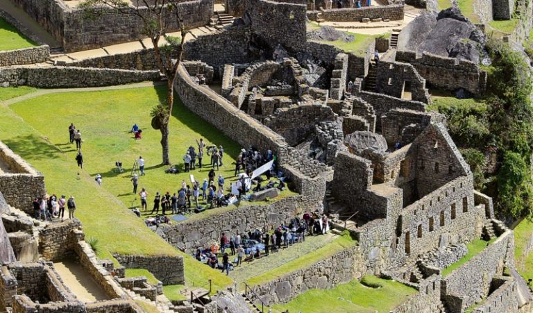 filming Rise of the Beasts in Machu Pichu