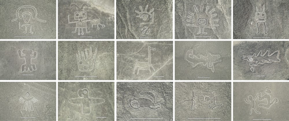 Nouveaux Geoglyphes Nazca au Perou